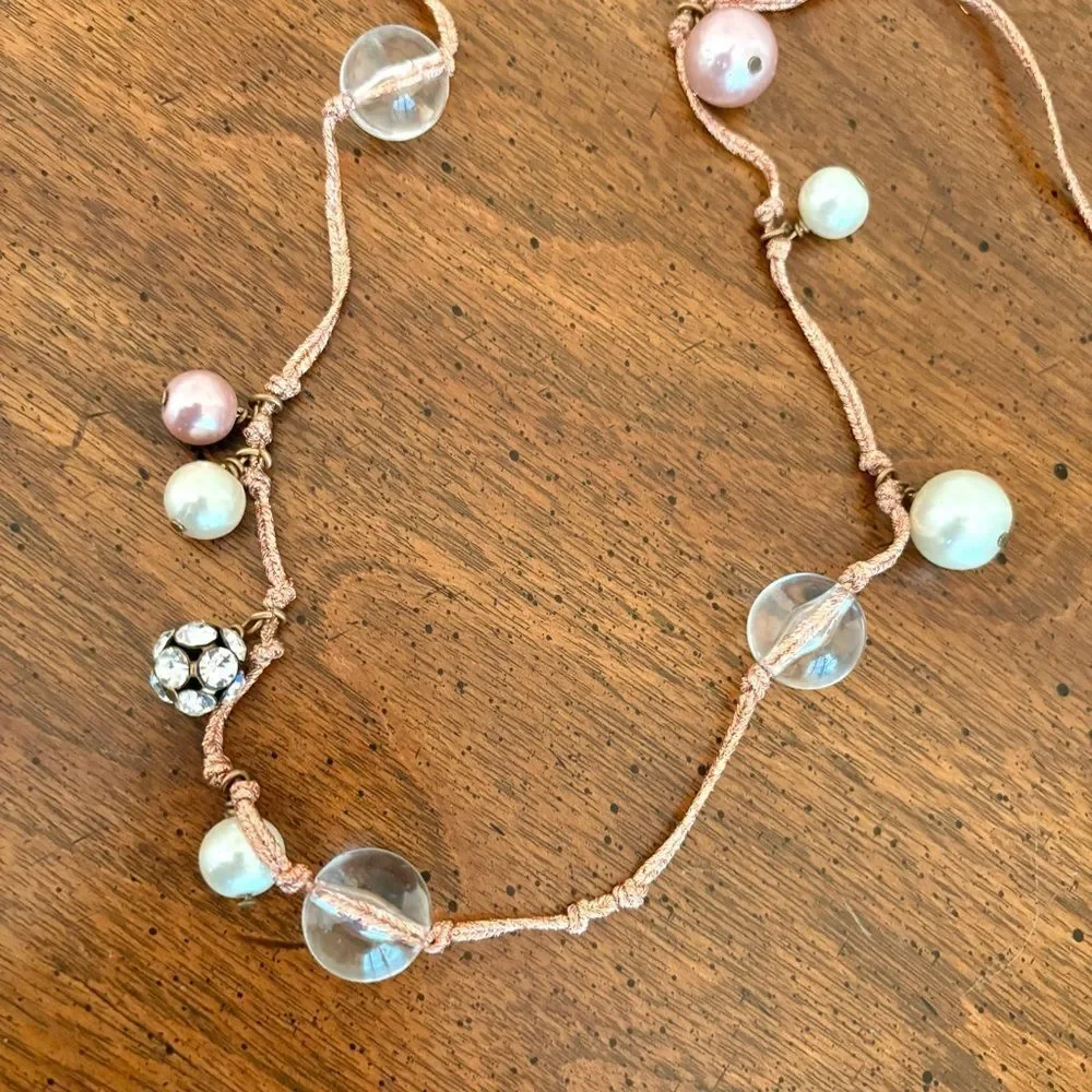 J.Crew | Rose Gold Bauble Necklace | 32” Length